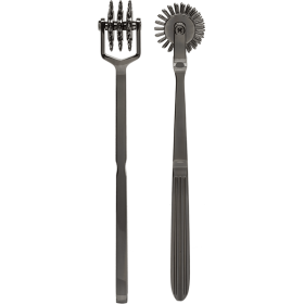 Kink Spike Pinwheel Solid Metal 3 Wheels